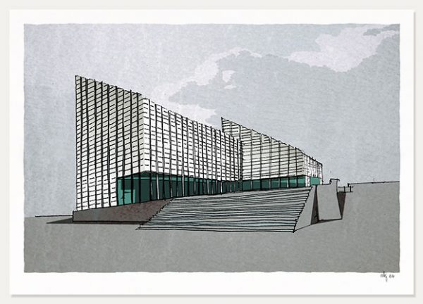 art print named The Turner Contemporary at Margate by artist alej ez