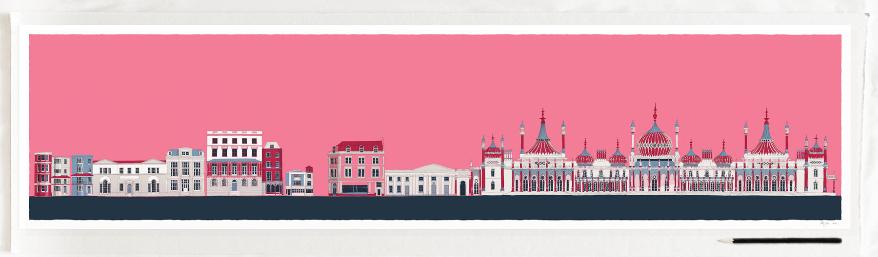 Art print by alej ez titled His and Hers Brighton Song