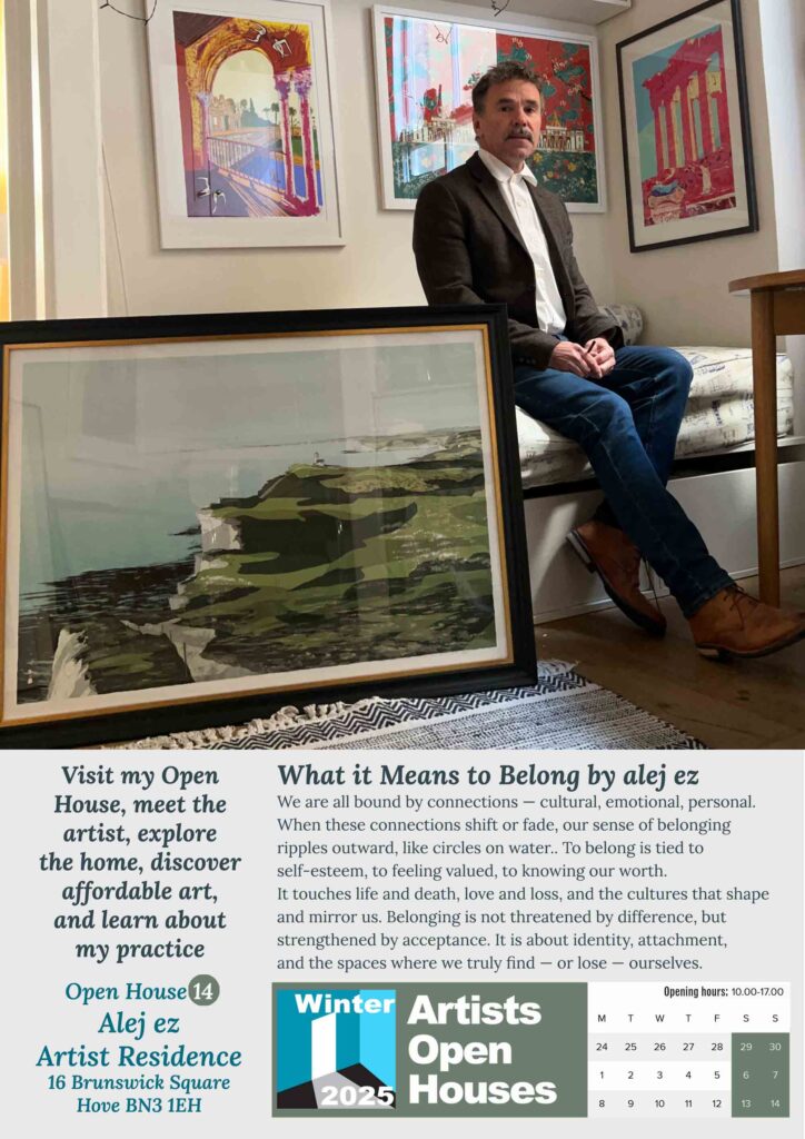 What it Means to Belong by alej ez We are all bound by connections — cultural, emotional, personal. When these connections shift or fade, our sense of belonging ripples outward, like circles on water.. To belong is tied to self-esteem, to feeling valued, to knowing our worth. It touches life and death, love and loss, and the cultures that shape and mirror us. Belonging is not threatened by difference, but strengthened by acceptance. It is about identity, attachment, and the spaces where we truly find — or lose — ourselves.