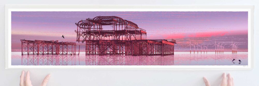 West Pier Cormorants Belt of Venus