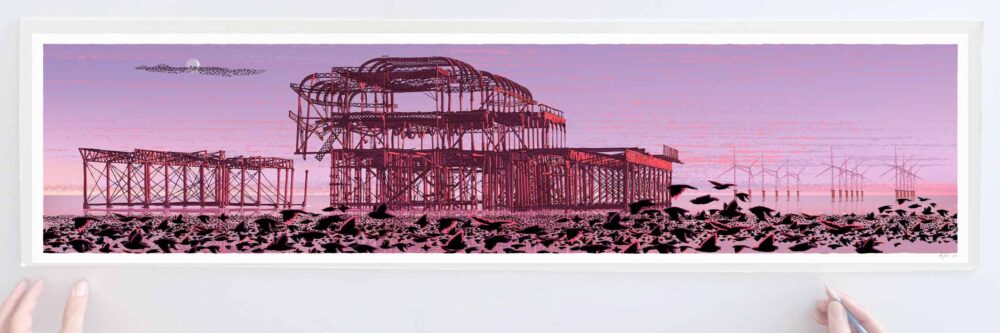 West Pier Starling Murmuration Belt of Venus