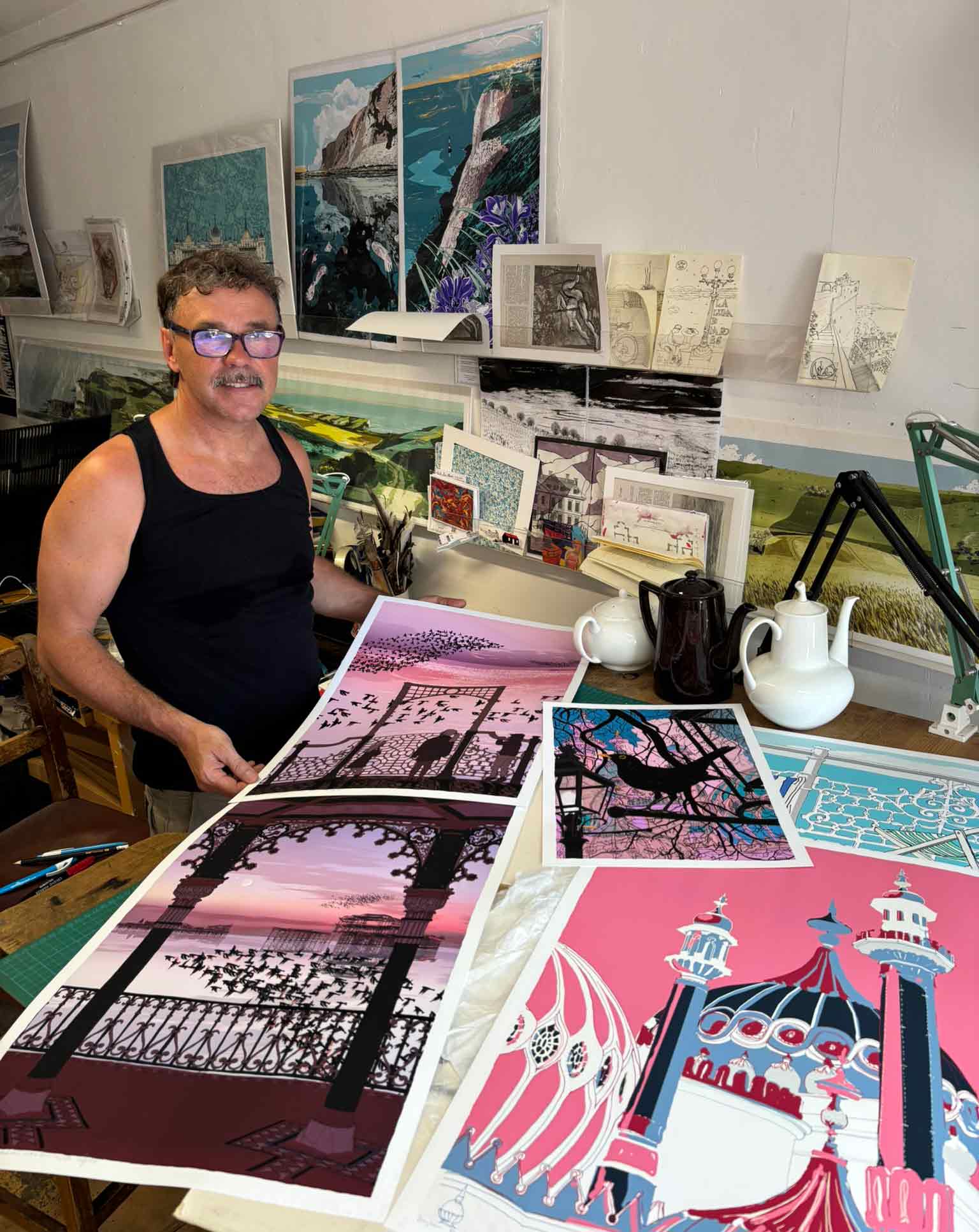 Belt of Venus print series by alej ez art Brighton
