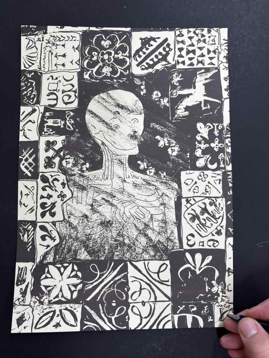 Limited Edition Art print by artist alej ez titled VITA IN MOTU